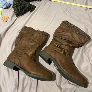 NWOT Torrid Wide Width Sweater Cuff Boots